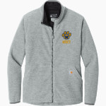 Mercy High School Tigers Online Store <span class="pdp-name-mascot">Mercy Tigers</span> Carhartt Women's Textured Full-Zip Fleece Jacket Front Thumbnail