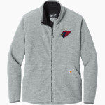 Big Rapids Cardinals <span class="pdp-name-mascot">Big Rapids Cardinals</span> Carhartt Women's Textured Full-Zip Fleece Jacket Front Thumbnail
