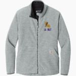 LA Bolt Baseball LA Bolt Baseball <span class="pdp-name-mascot">LA Bolt Baseball</span> Carhartt Women's Textured Full-Zip Fleece Jacket Front Thumbnail