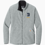 Burrillville Broncos <span class="pdp-name-mascot">Burrillville Broncos</span> Carhartt Women's Textured Full-Zip Fleece Jacket Front Thumbnail