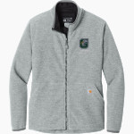 Gunston Herons <span class="pdp-name-mascot">Gunston Herons</span> Carhartt Women's Textured Full-Zip Fleece Jacket Front Thumbnail