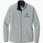 VALLEY STREAM CENTRAL HIGH EAGLES <span class="pdp-name-mascot">VALLEY STREAM EAGLES</span> Carhartt Women's Textured Full-Zip Fleece Jacket Front Thumbnail