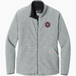 FAITH CHRISTIAN ACADEMY LIONS <span class="pdp-name-mascot">FAITH LIONS</span> Carhartt Women's Textured Full-Zip Fleece Jacket Front Thumbnail