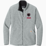 Martin Luther School Cougars <span class="pdp-name-mascot">Martin Luther Cougars</span> Carhartt Women's Textured Full-Zip Fleece Jacket Front Thumbnail