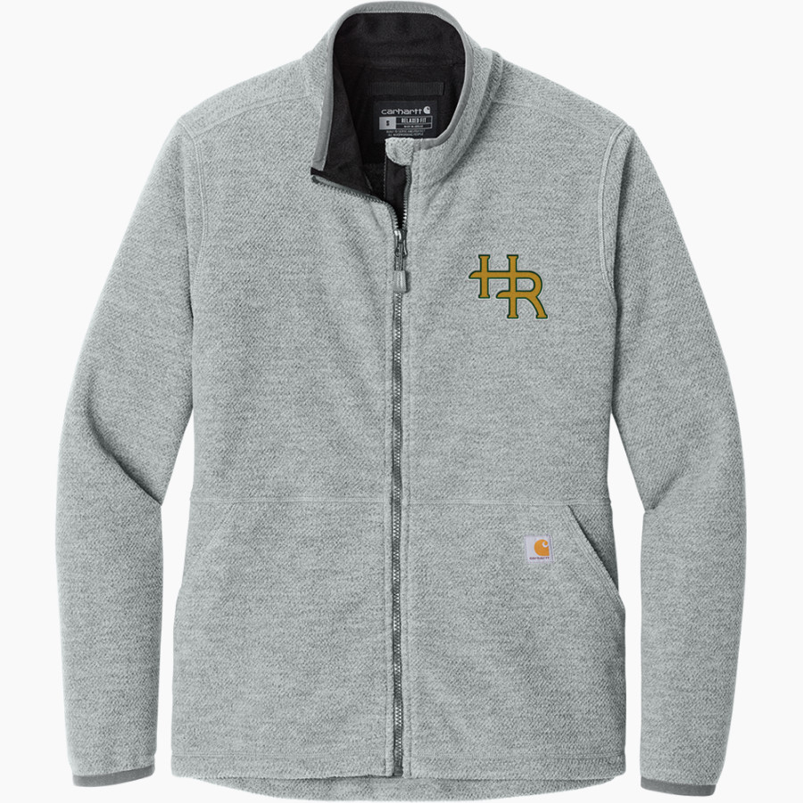 Head-Royce Jayhawks Carhartt Women's Textured Full-Zip Fleece Jacket