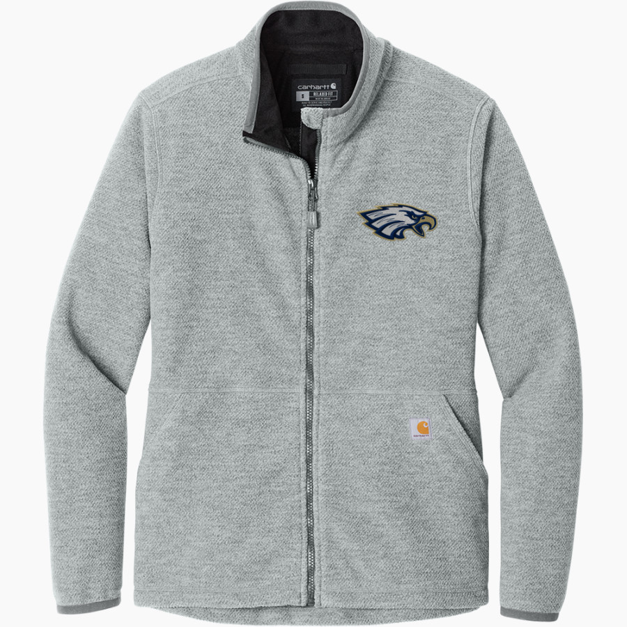 BETHPAGE HIGH SCHOOL GOLDEN EAGLES <span class="pdp-name-mascot">BETHPAGE GOLDEN EAGLES</span> Carhartt Women's Textured Full-Zip Fleece Jacket