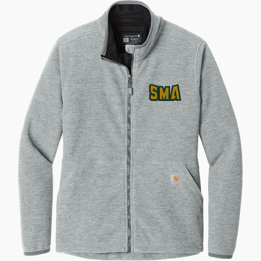 St. Martin of Tours Spartans Carhartt Women's Textured Full-Zip Fleece Jacket