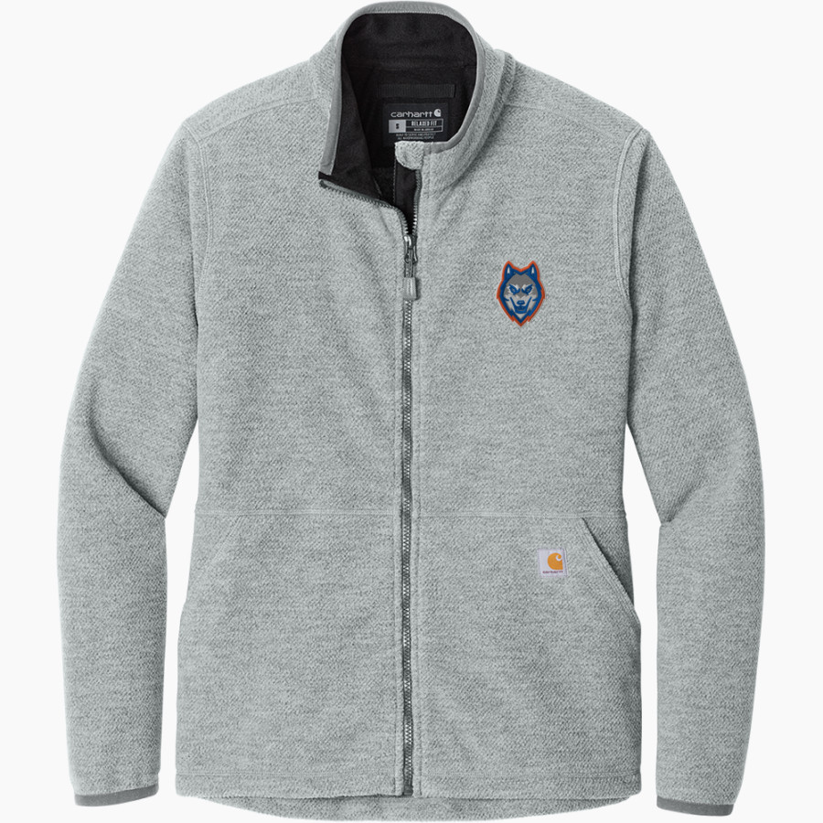 SAINT JOSEPH'S CATHOLIC ACADEMY <span class="pdp-name-mascot">SAINT JOSEPHS Wolves</span> Carhartt Women's Textured Full-Zip Fleece Jacket