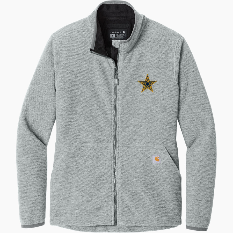 Dominican Stars <span class="pdp-name-mascot">Dominican University Stars</span> Carhartt Women's Textured Full-Zip Fleece Jacket