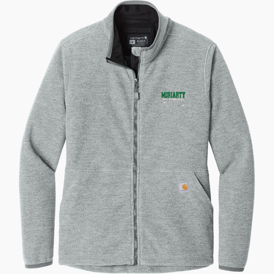MORIARTY HIGH SCHOOL PINTOS Carhartt Women's Textured Full-Zip Fleece Jacket