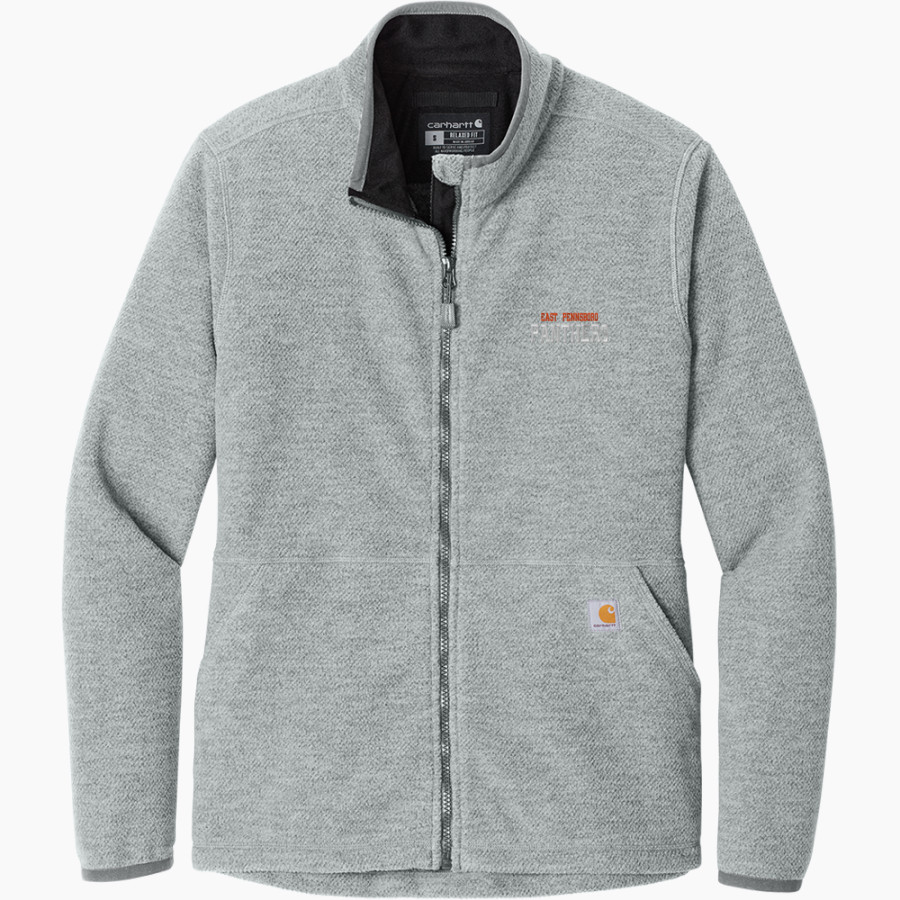 EAST PENNSBORO HIGH SCHOOL PANTHERS <span class="pdp-name-mascot">EAST PENNSBORO AREA PANTHERS</span> Carhartt Women's Textured Full-Zip Fleece Jacket