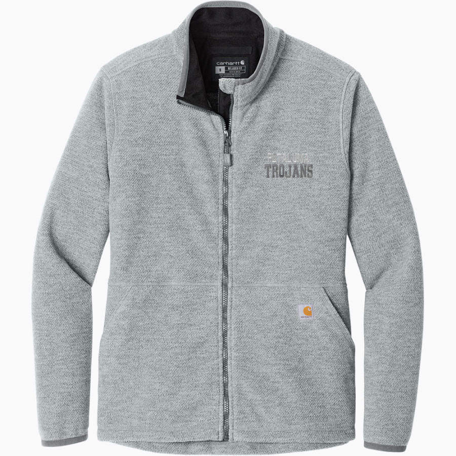 Petaluma Trojans <span class="pdp-name-mascot">Petaluma Trojans</span> Carhartt Women's Textured Full-Zip Fleece Jacket