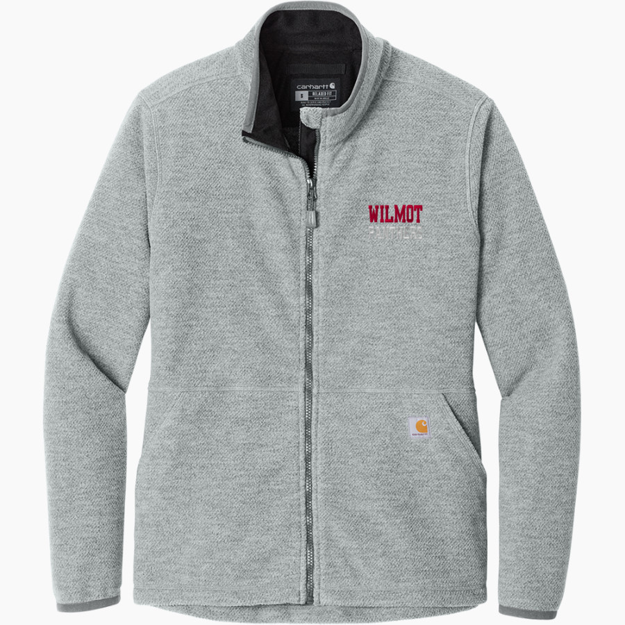 WILMOT UNION HIGH SCHOOL PANTHERS <span class="pdp-name-mascot">WILMOT PANTHERS</span> Carhartt Women's Textured Full-Zip Fleece Jacket