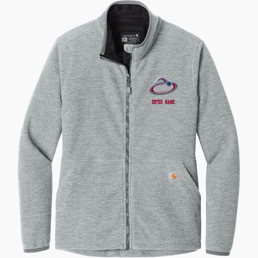 CASTON HIGH SCHOOL COMETS <span class="pdp-name-mascot">CASTON COMETS</span> Carhartt Women's Textured Full-Zip Fleece Jacket