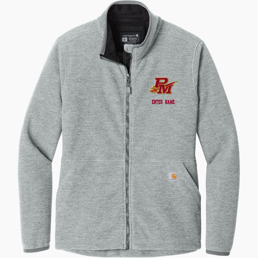 PURCELL MARIAN CAVALIERS official sideline store Carhartt Women's Textured Full-Zip Fleece Jacket