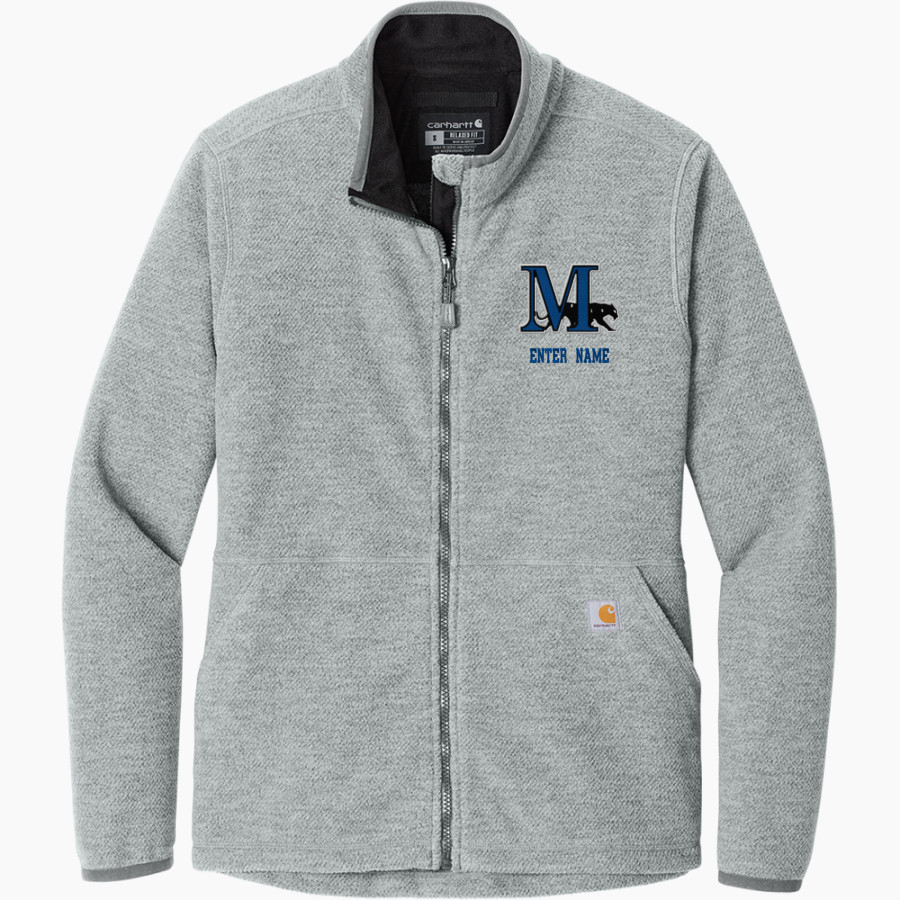 Marian SABRES <span class="pdp-name-mascot">Marian University SABRES</span> Carhartt Women's Textured Full-Zip Fleece Jacket