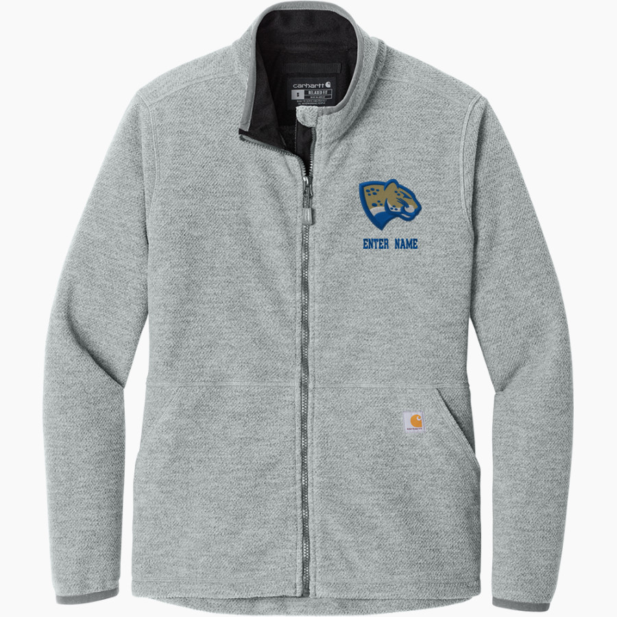 Divine Savior Academy Jaguars <span class="pdp-name-mascot">Divine Savior Academy Jaguars</span> Carhartt Women's Textured Full-Zip Fleece Jacket
