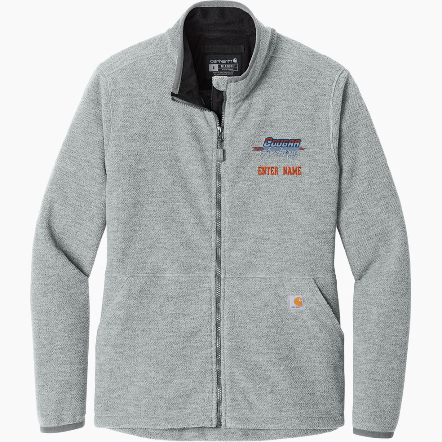 COLUMBIA ACADEMY COUGARS <span class="pdp-name-mascot">COLUMBIA ACADEMY COUGARS</span> Carhartt Women's Textured Full-Zip Fleece Jacket