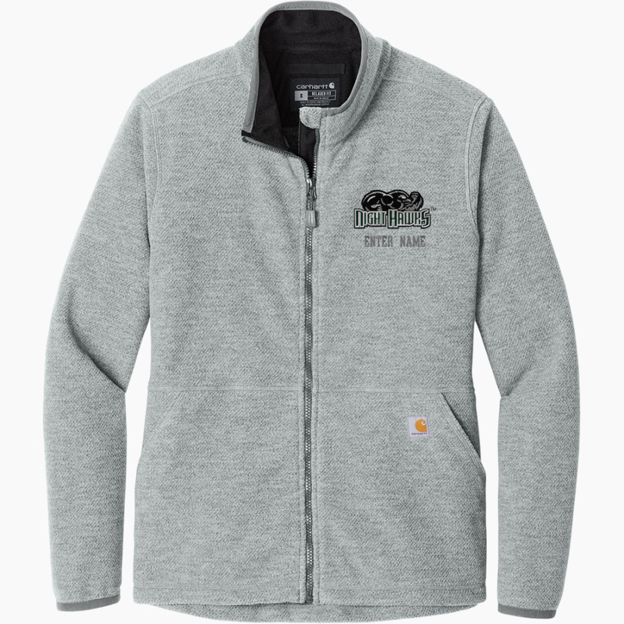 Thomas University Night Hawks <span class="pdp-name-mascot">Thomas University Night Hawks</span> Carhartt Women's Textured Full-Zip Fleece Jacket