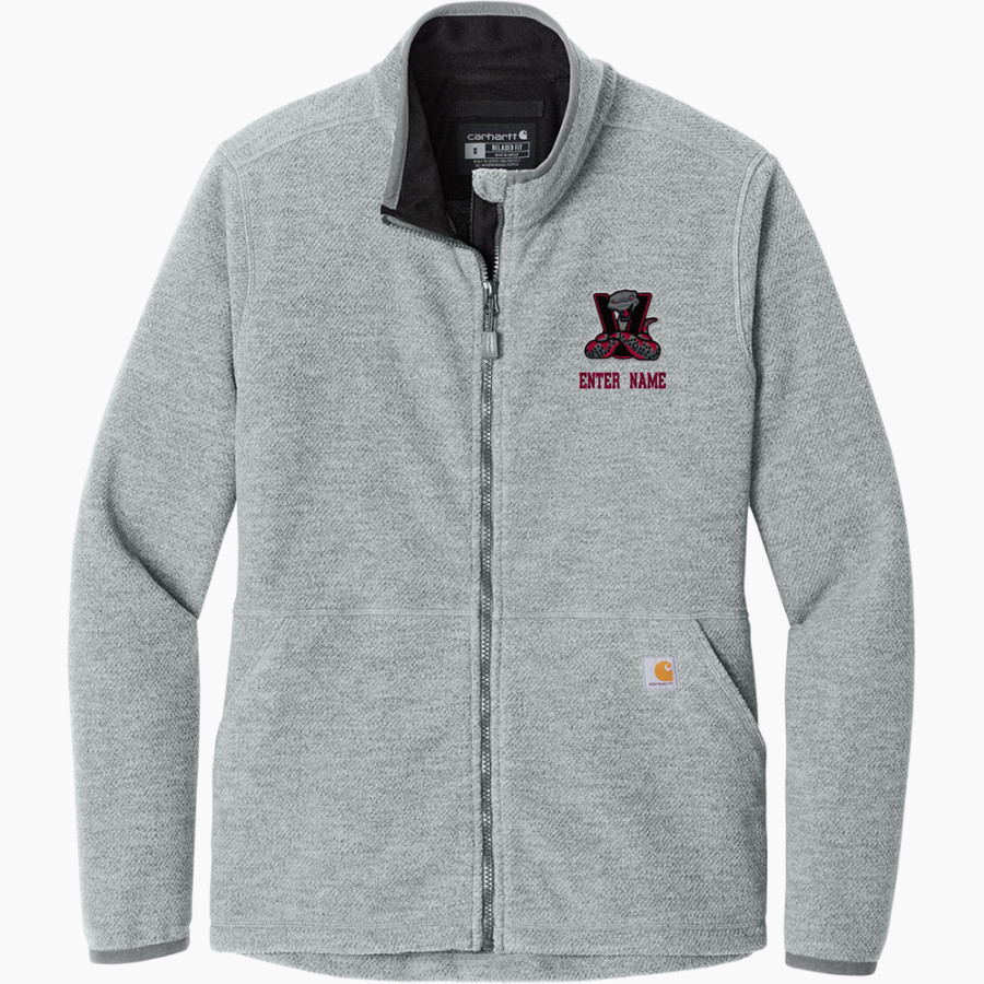 Val Vista Academy Vipers <span class="pdp-name-mascot">Val Vista Academy Vipers</span> Carhartt Women's Textured Full-Zip Fleece Jacket
