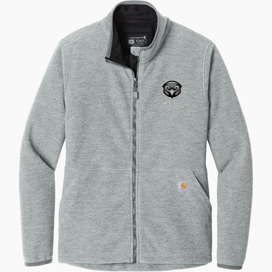 Adrienne C Nelson High School <span class="pdp-name-mascot">Nelson Hawks</span> Carhartt Women's Textured Full-Zip Fleece Jacket