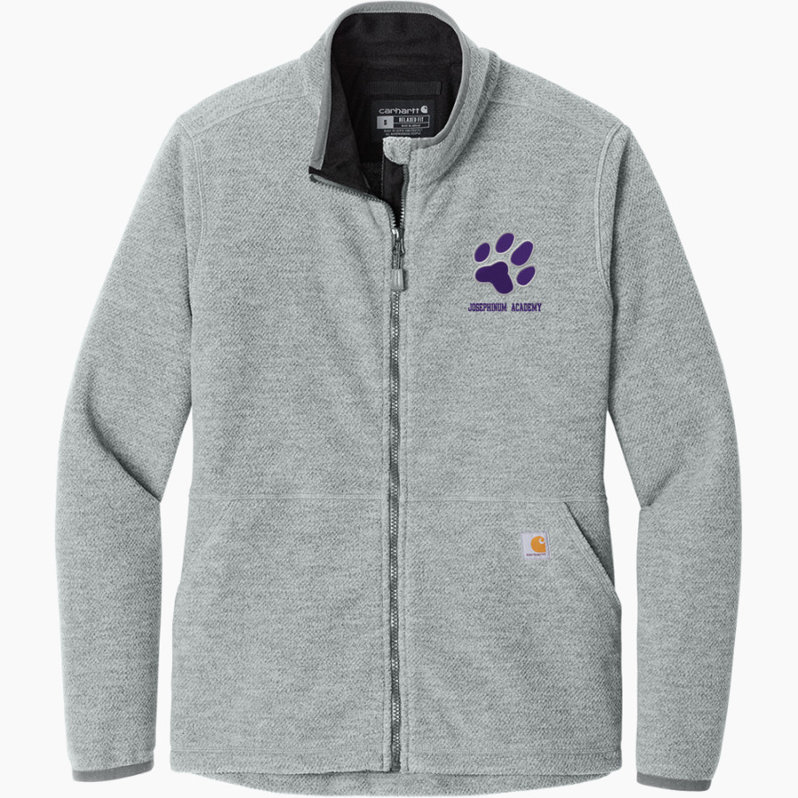 Josephinum Academy of the Sacred Heart <span class="pdp-name-mascot">Josephinum Academy Cougars</span> Carhartt Women's Textured Full-Zip Fleece Jacket