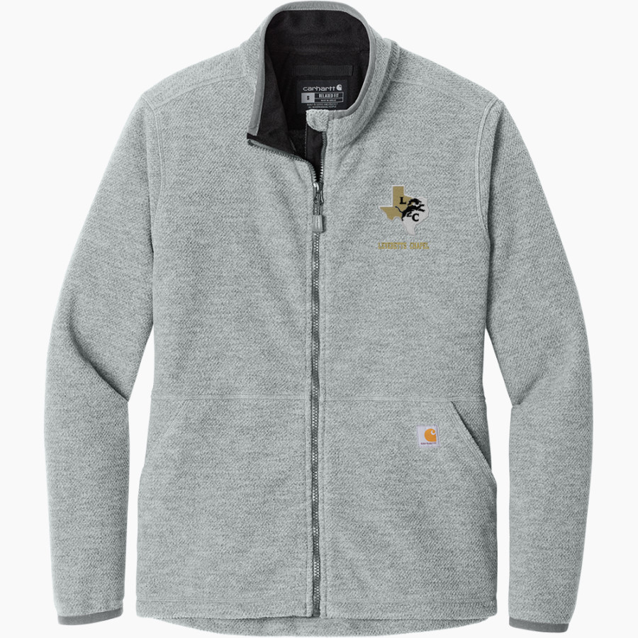 LEVERETTS CHAPEL HIGH SCHOOL LIONS <span class="pdp-name-mascot">LEVERETTS CHAPEL LIONS</span> Carhartt Women's Textured Full-Zip Fleece Jacket