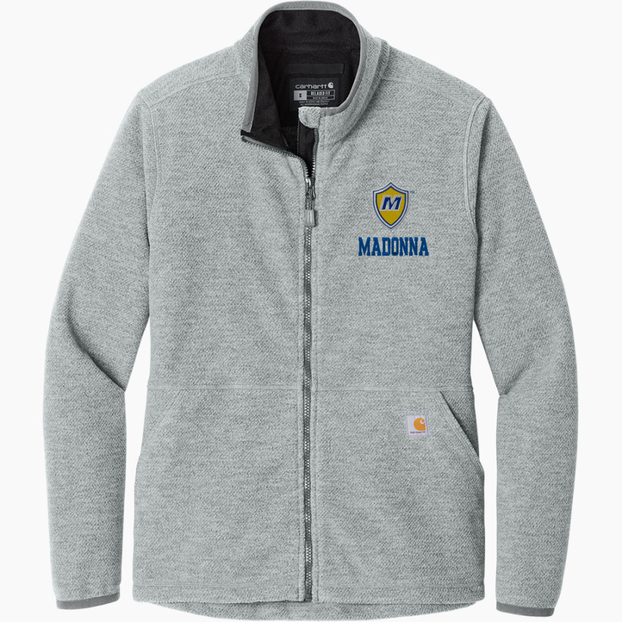 Madonna Crusaders <span class="pdp-name-mascot">Madonna Crusaders</span> Carhartt Women's Textured Full-Zip Fleece Jacket