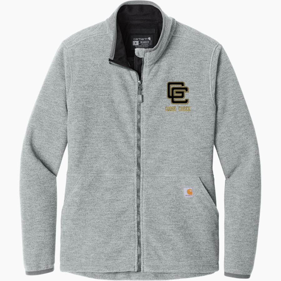 Goose Creek Gators <span class="pdp-name-mascot">Goose Creek Gators</span> Carhartt Women's Textured Full-Zip Fleece Jacket