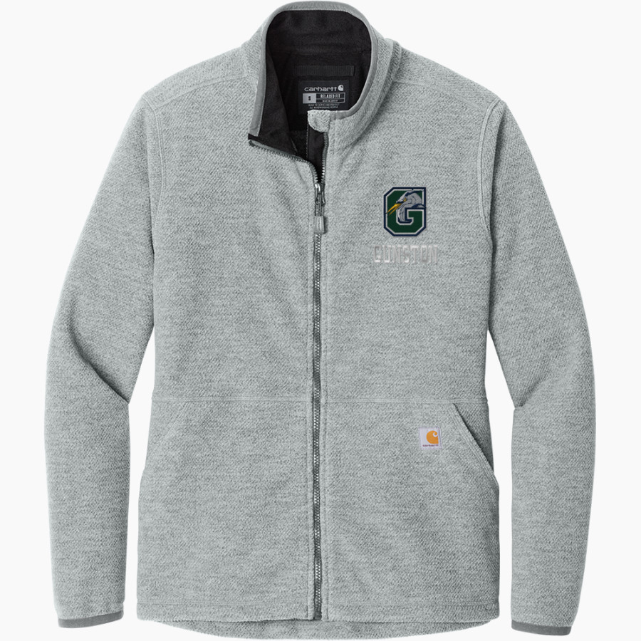 Gunston Herons <span class="pdp-name-mascot">Gunston Herons</span> Carhartt Women's Textured Full-Zip Fleece Jacket