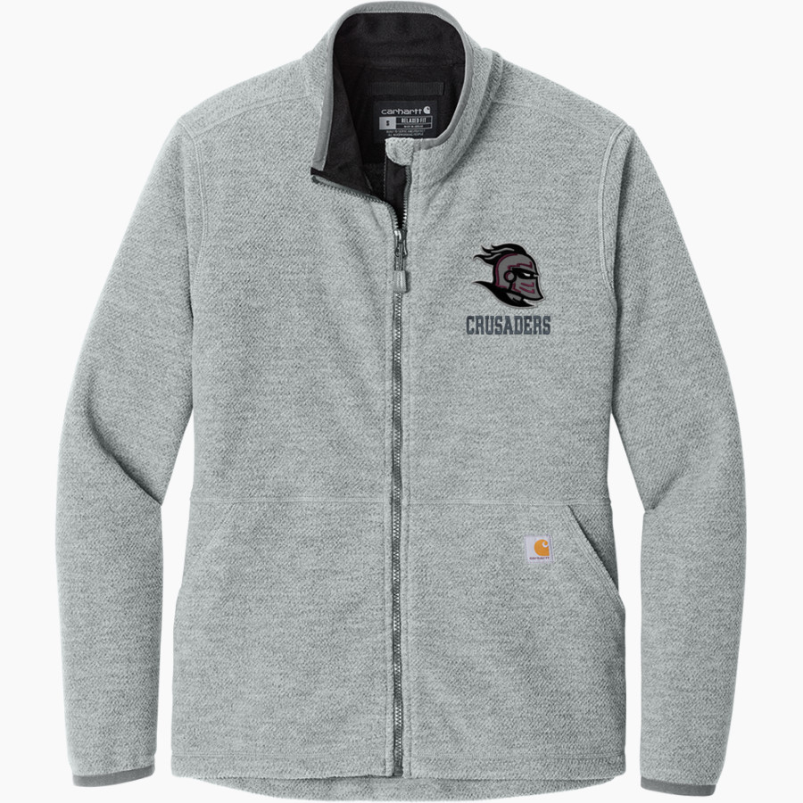 LIBERTY TECH HIGH SCHOOL CRUSADERS <span class="pdp-name-mascot">LIBERTY TECH CRUSADERS</span> Carhartt Women's Textured Full-Zip Fleece Jacket