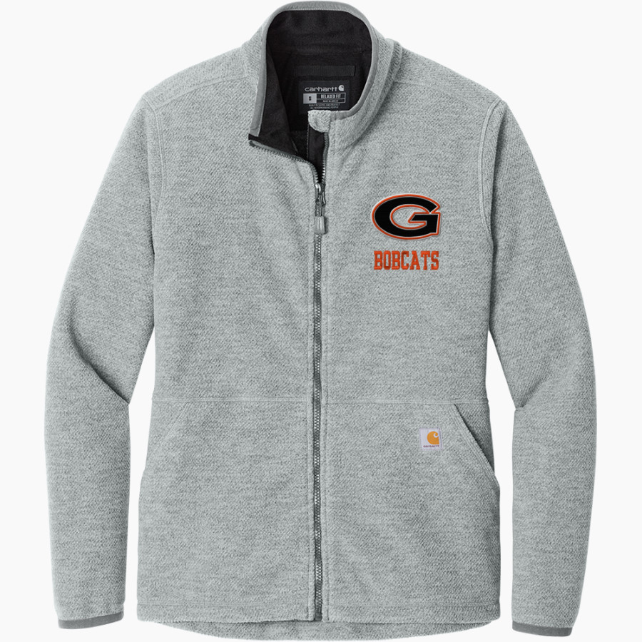 Gary Bobcats <span class="pdp-name-mascot">Gary Bobcats</span> Carhartt Women's Textured Full-Zip Fleece Jacket