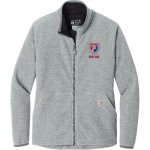 Plainfield Quakers <span class="pdp-name-mascot">Plainfield Quakers</span> Carhartt Women's Textured Full-Zip Fleece Jacket Front Thumbnail