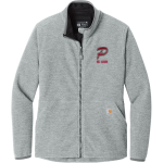 Pulaski Red Raiders <span class="pdp-name-mascot">Pulaski Red Reaiders</span> Carhartt Women's Textured Full-Zip Fleece Jacket Front Thumbnail