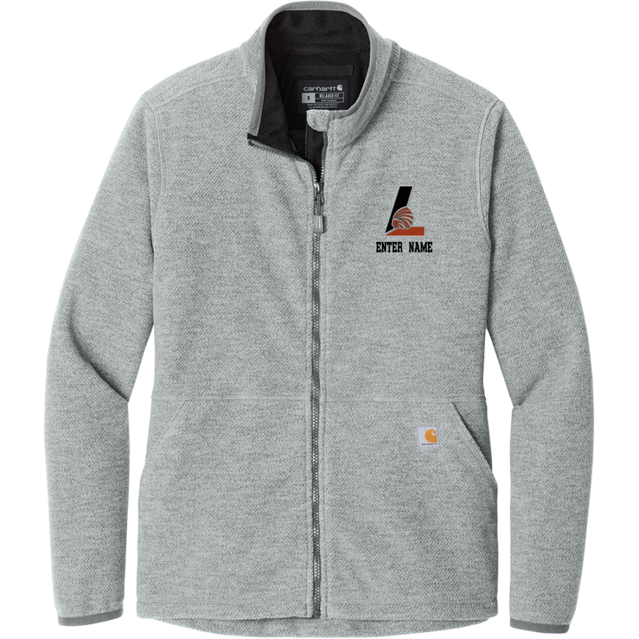 LARNED HIGH SCHOOL INDIANS <span class="pdp-name-mascot">LARNED INDIANS</span> Carhartt Women's Textured Full-Zip Fleece Jacket
