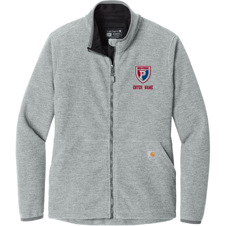 Plainfield Quakers <span class="pdp-name-mascot">Plainfield Quakers</span> Carhartt Women's Textured Full-Zip Fleece Jacket