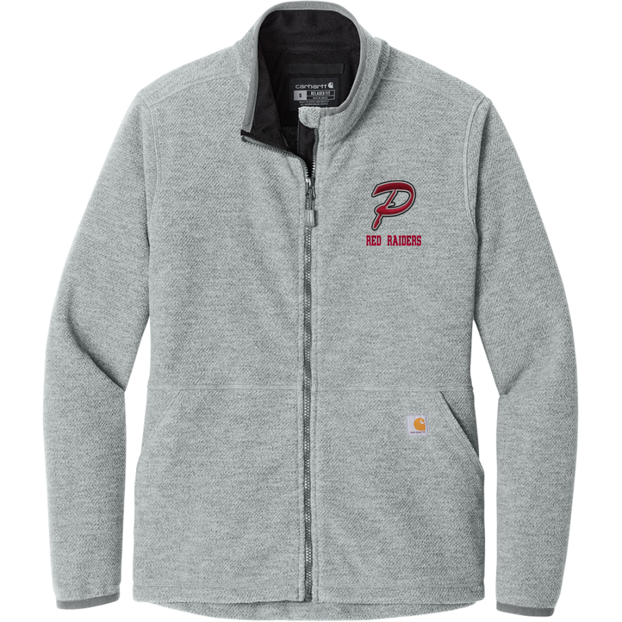 Pulaski Red Raiders <span class="pdp-name-mascot">Pulaski Red Reaiders</span> Carhartt Women's Textured Full-Zip Fleece Jacket