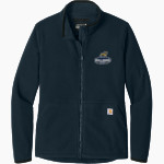 Allan Hancock Bulldogs <span class="pdp-name-mascot">Allan Hancock College Bulldogs</span> Carhartt Women's Textured Full-Zip Fleece Jacket Front Thumbnail