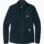 Mark Morris Monarchs <span class="pdp-name-mascot">Mark Morris Monarchs</span> Carhartt Women's Textured Full-Zip Fleece Jacket Front Thumbnail