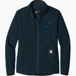 AUBURN RIVERSIDE HIGH SCHOOL RAVENS <span class="pdp-name-mascot">AUBURN RIVERSIDE RAVENS</span> Carhartt Women's Textured Full-Zip Fleece Jacket Front Thumbnail