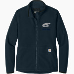 Clarion Golden Eagles <span class="pdp-name-mascot">Clarion - Penn West University Golden Eagles</span> Carhartt Women's Textured Full-Zip Fleece Jacket Front Thumbnail