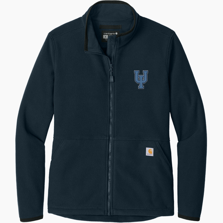 Upper Iowa University Peacocks <span class="pdp-name-mascot">UIU Peacocks</span> Carhartt Women's Textured Full-Zip Fleece Jacket