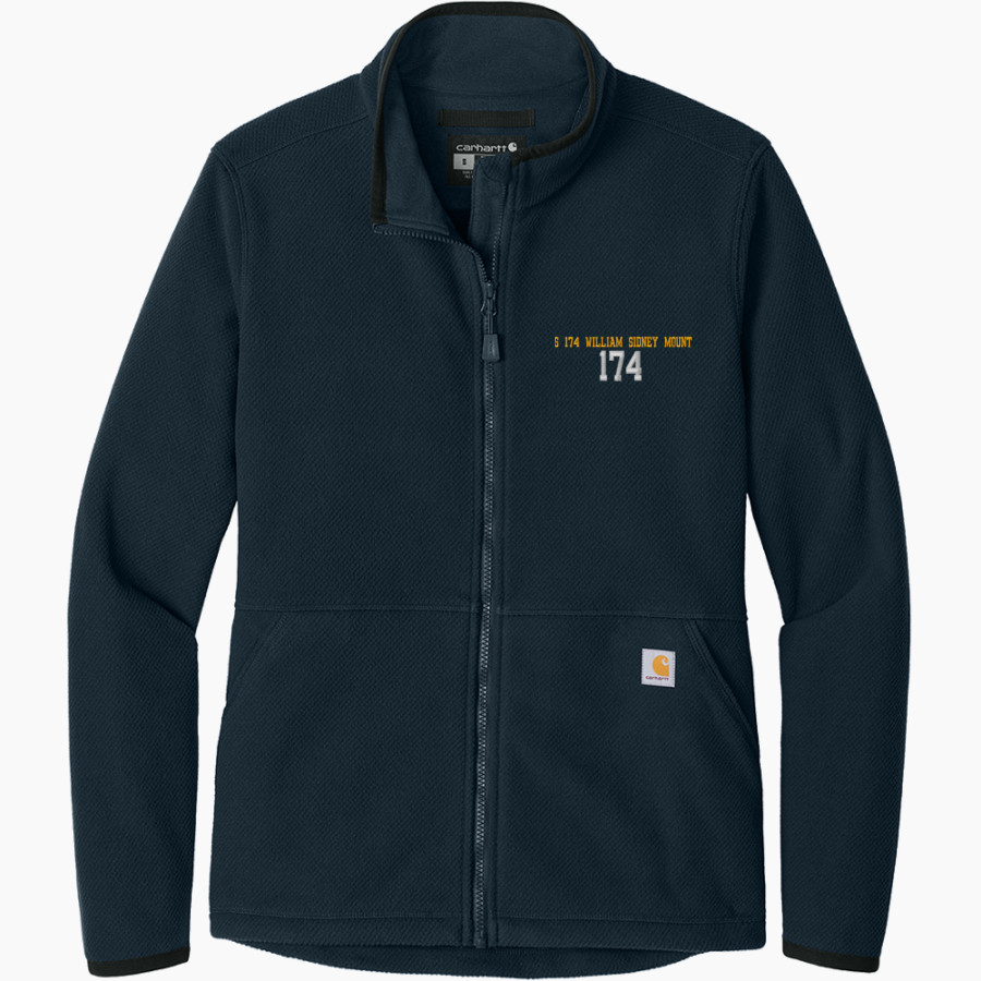 Ps 174 William Sidney Mount 174 <span class="pdp-name-mascot">Ps 174 William Sidney Mount 174</span> Carhartt Women's Textured Full-Zip Fleece Jacket