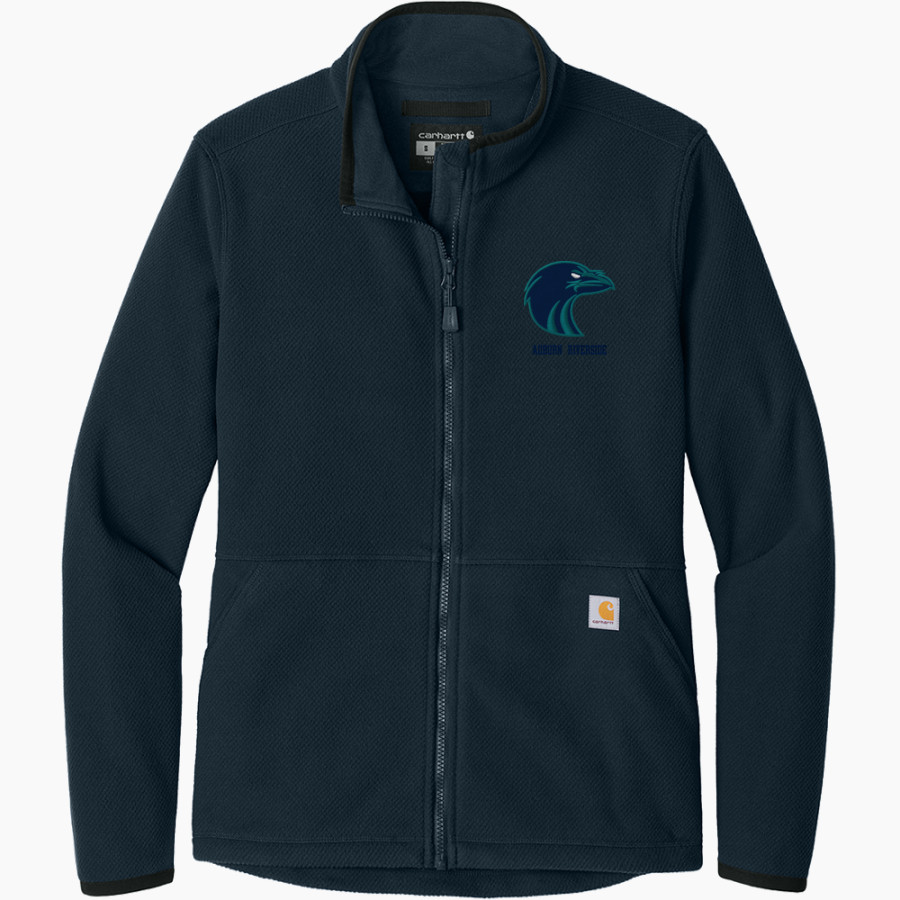 AUBURN RIVERSIDE HIGH SCHOOL RAVENS <span class="pdp-name-mascot">AUBURN RIVERSIDE RAVENS</span> Carhartt Women's Textured Full-Zip Fleece Jacket