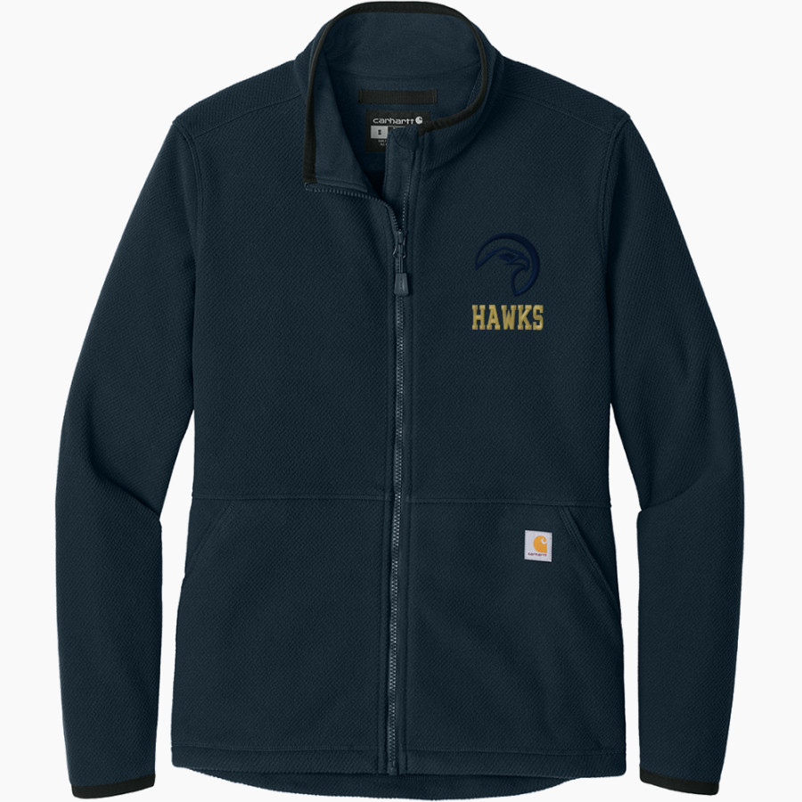 Holy Trinity Hawks <span class="pdp-name-mascot">Holy Trinity Hawks</span> Carhartt Women's Textured Full-Zip Fleece Jacket