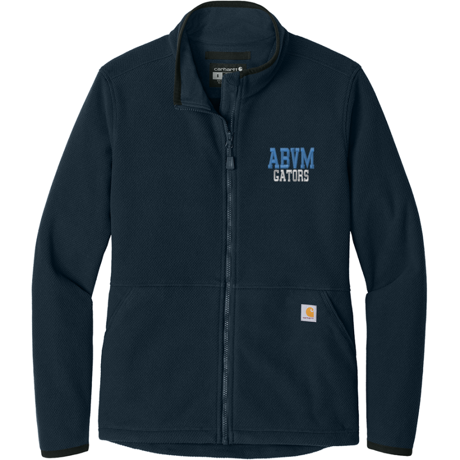 Assumption of the Blessed Virgin Mary School <span class="pdp-name-mascot">ABVM Gators</span> Carhartt Women's Textured Full-Zip Fleece Jacket