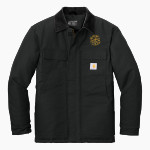 Texans Can Academy Garland Thinkers Carhartt Men's Duck Traditional Coat Front Thumbnail