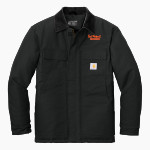 East Mcdowell Trojans Carhartt Men's Duck Traditional Coat Front Thumbnail