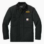 PREBLE HIGH SCHOOL HORNETS Carhartt Men's Duck Traditional Coat Front Thumbnail