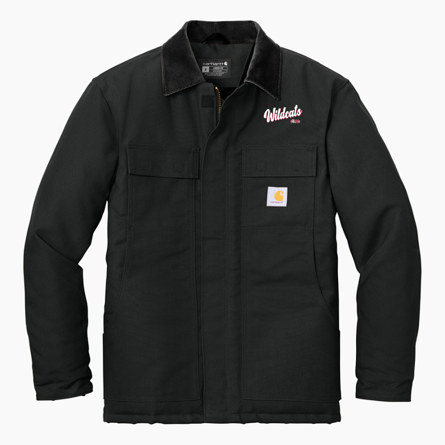 Indiana Wesleyan University Wildcats Online Store <span class="pdp-name-mascot">Indiana Wesleyan Wildcats</span> Carhartt Men's Duck Traditional Coat